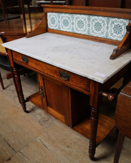 Marble top washstand